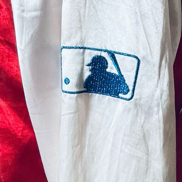 LA Dodgers Jacket- Japan Olympics - L - Red Blue - LA Dodgers Jersey Jacket - Picture 7 of 12